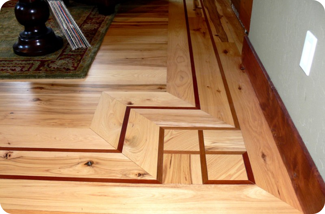 custom hardwood floor pattern