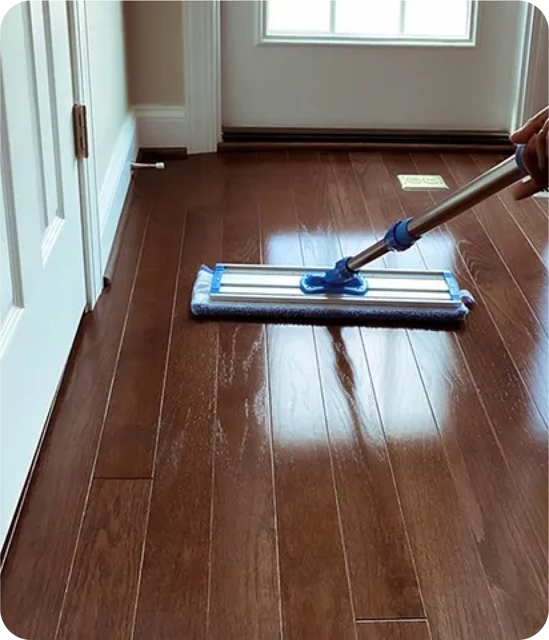 recoating a hardwood floor