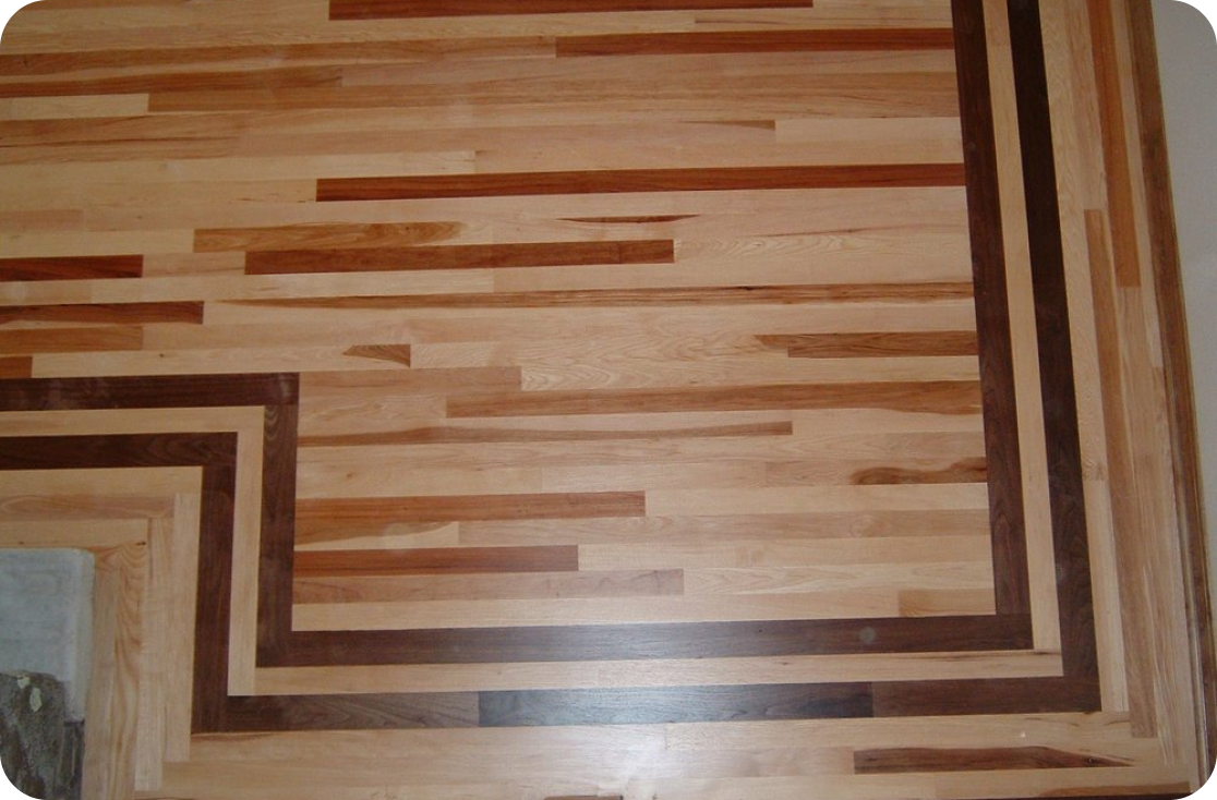 finished reclaimed wood floor